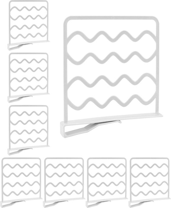 12 Stück PP-Kunststoff Regaltrenner Kleiderschrank, Closet Dividers