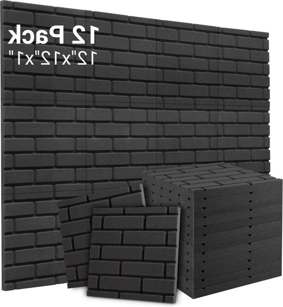 Wandpanelen met isolatie 60x60x2,2cm - 5 verschillende kleuren