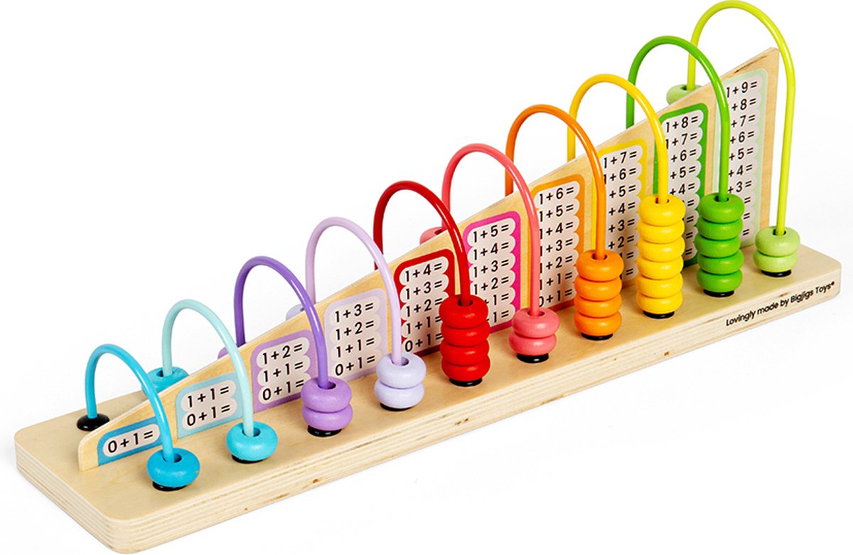 Bigjigs telraam regenboog