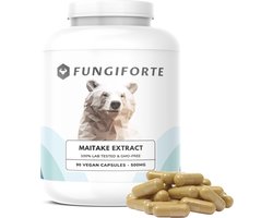 FungiForte - Maitake Extract 500mg - 90 stuks - Non-GMO - Lab Tested - Maitake Capsules - Paddenstoel Supplement