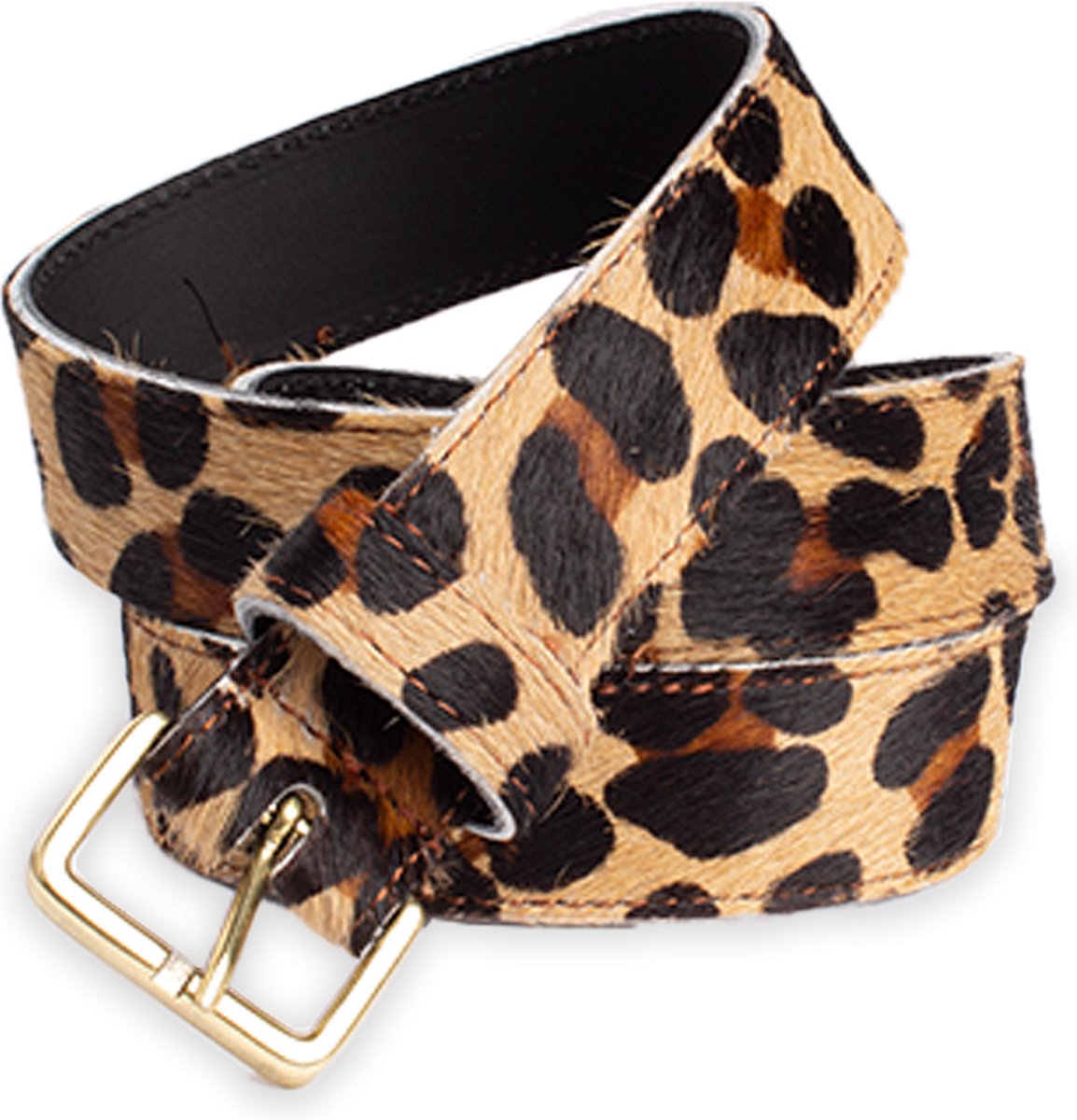 Legend Dames - Leren riem - Panter - 105cm
