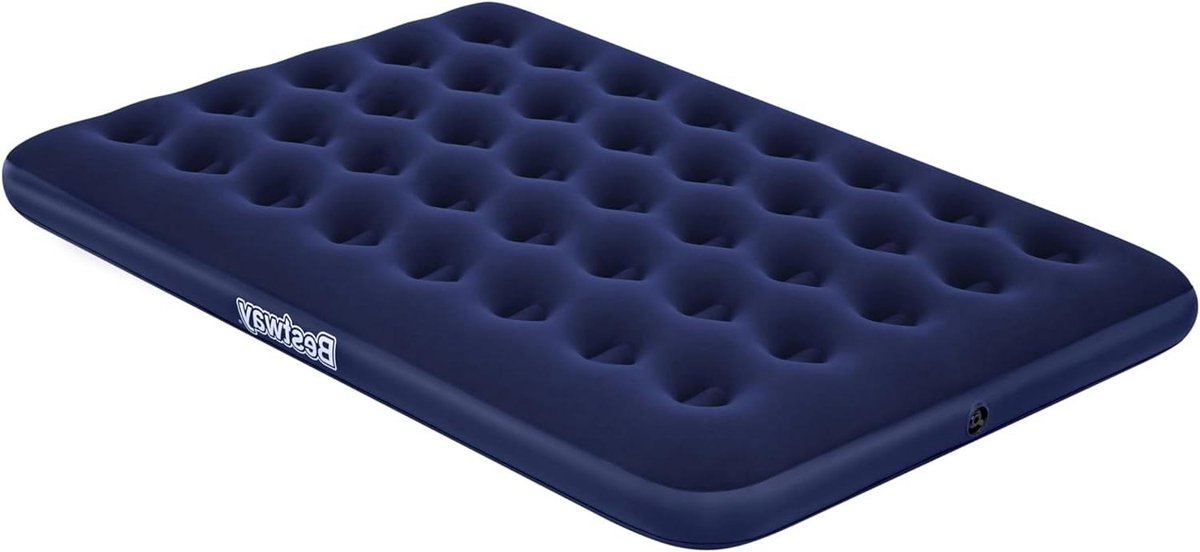 Luchtmatras 191 m x 137 m x 22 cm met volledig hands-AC-pomp - Comfortabel slapen