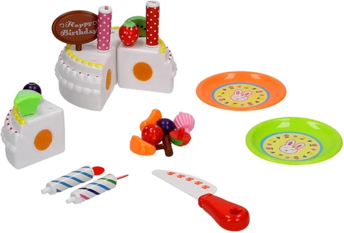 Johntoy Home and Kitchen verjaardagstaart - Speelgoedeten en -drinken - In vensterdoos — afbeelding 3
