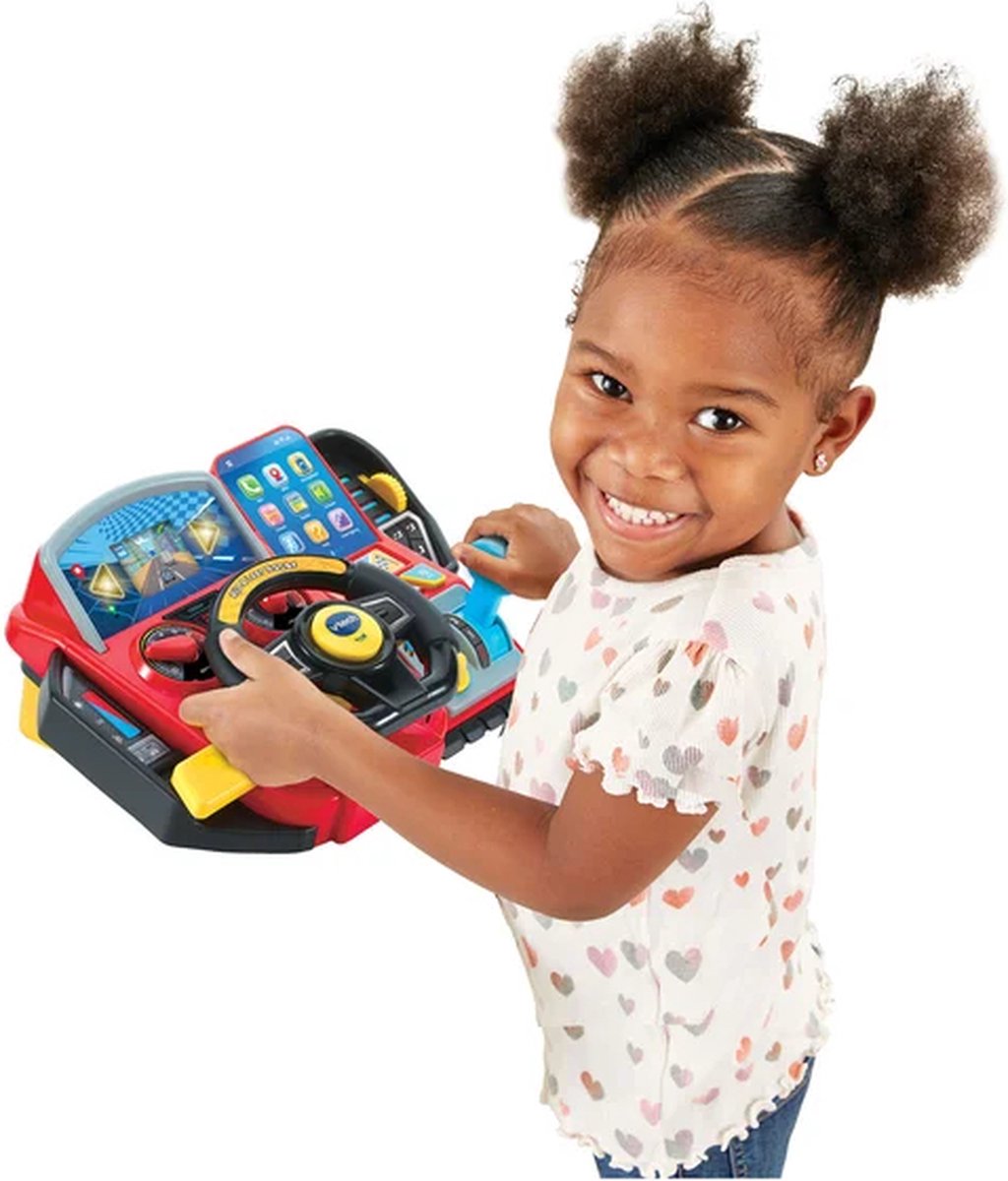 VTech Rijd & Leer Racer Racestuur Activity Center - Interactief & Educatief Speelgoed - Activiteitenbord - Cadeau - Kinderspeelgoed 3 Jaar — afbeelding 7
