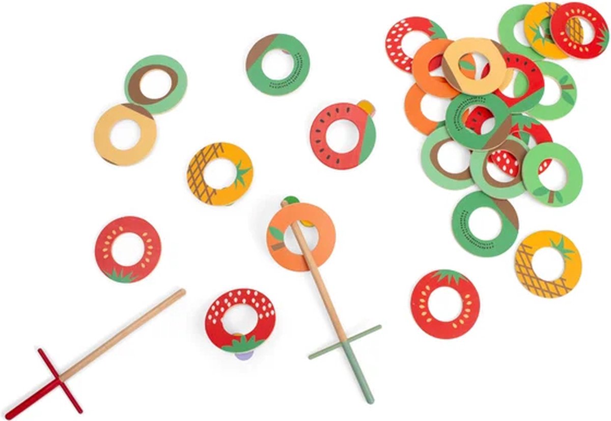 BS Toys Vang het Fruit - Houten speelgoed - Actiespel - Vangspel - Spelletjes voor kinderen - Buiten speelgoed - Buitenspel - Buiten Spellen - Tuin Speelgoed — afbeelding 7