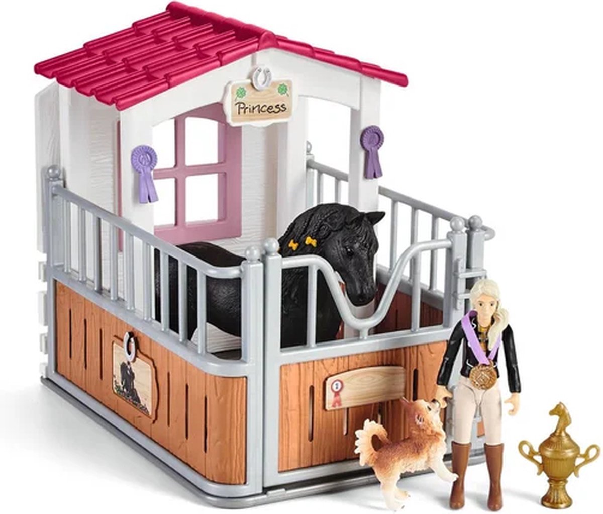 schleich HORSE CLUB - Speelfigurenset - Paardenstal met Horse Club Tori & Princess - Kinderspeelgoed voor Jongens en Meisjes - 5 tot 12 jaar - 14 Onderdelen - 42437 — afbeelding 16