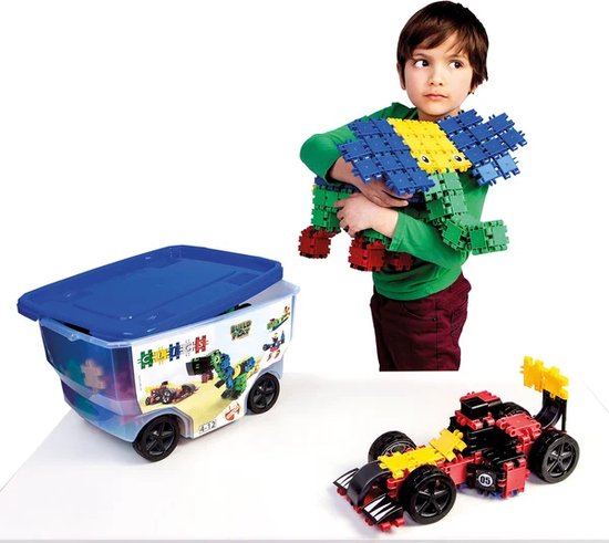 Clics bouwblokken– DUURZAAM SPEELGOED gemaakt van GERECYCLEERDE kunststof- bouwset 15 in 1 - speelgoed 4,5,6,7,8 jaar jongens en meisjes- educatief speelgoed- Montessori speelgoed- constructie speelgoed