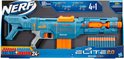 Nerf Elite 2.0 Echo CS 10 blaster in verpakking met 24 pijltjes en vier configuraties.