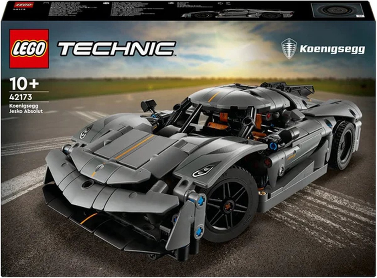 LEGO Technic - Koenigsegg Jesko Absolut grijze hypercar - 42173 — afbeelding 15