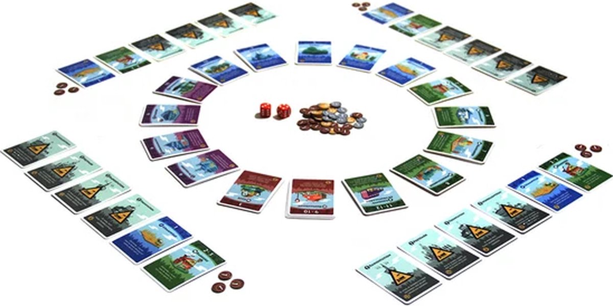White Goblin Games Machi Koro - Dobbelspel - Bouw je eigen stad — afbeelding 14