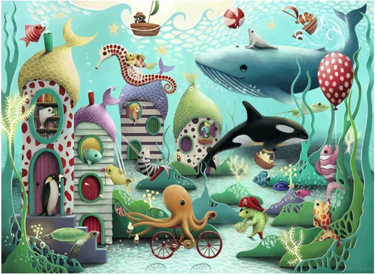 Ravensburger puzzel Magische onderwaterwereld - Legpuzzel - 100 stukjes — afbeelding 4