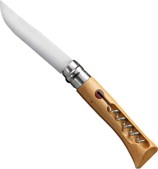 Opinel - Kurkentrekker nr. 10 beuken flesopener