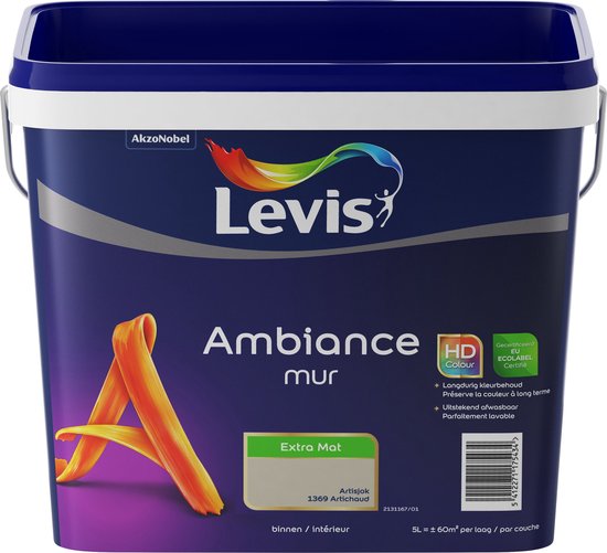 Levis Ambiance Mur Extra Mat Artichaut 5L
