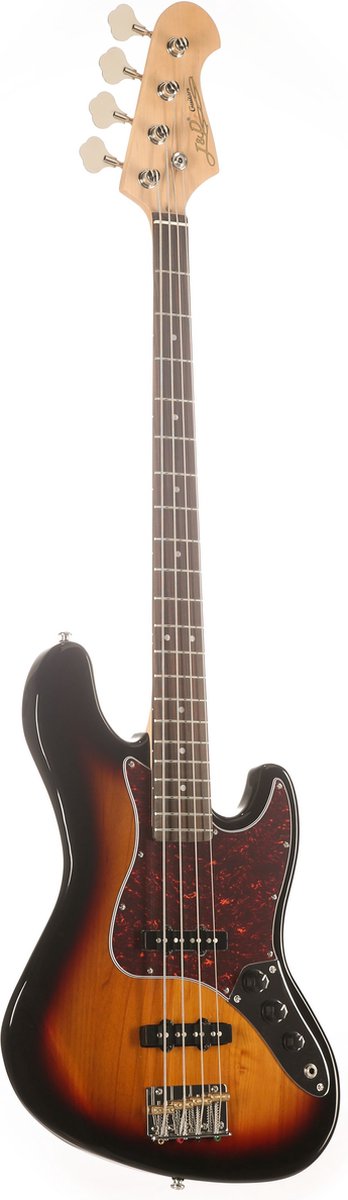 J & D JB-DLX Bass Sunburst - Elektrische basgitaar