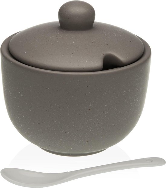 MISURINI A CUORE PREMIER HOUSEWARES IN CERAMICA – SET DA CUCINA IMPILABILE 4 PEZZI ROSSO/CREMA - 3
