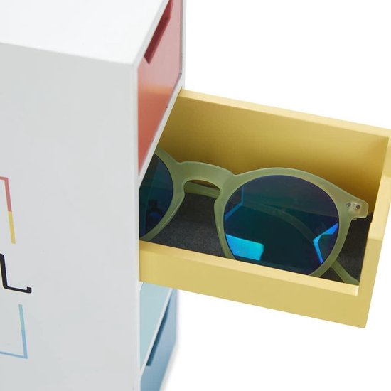 Zonnebrillenorganizer - Veelkleurige kleurendoos voor het opbergen en organiseren van al uw glazen Cool Box Stand van Liying — afbeelding 3