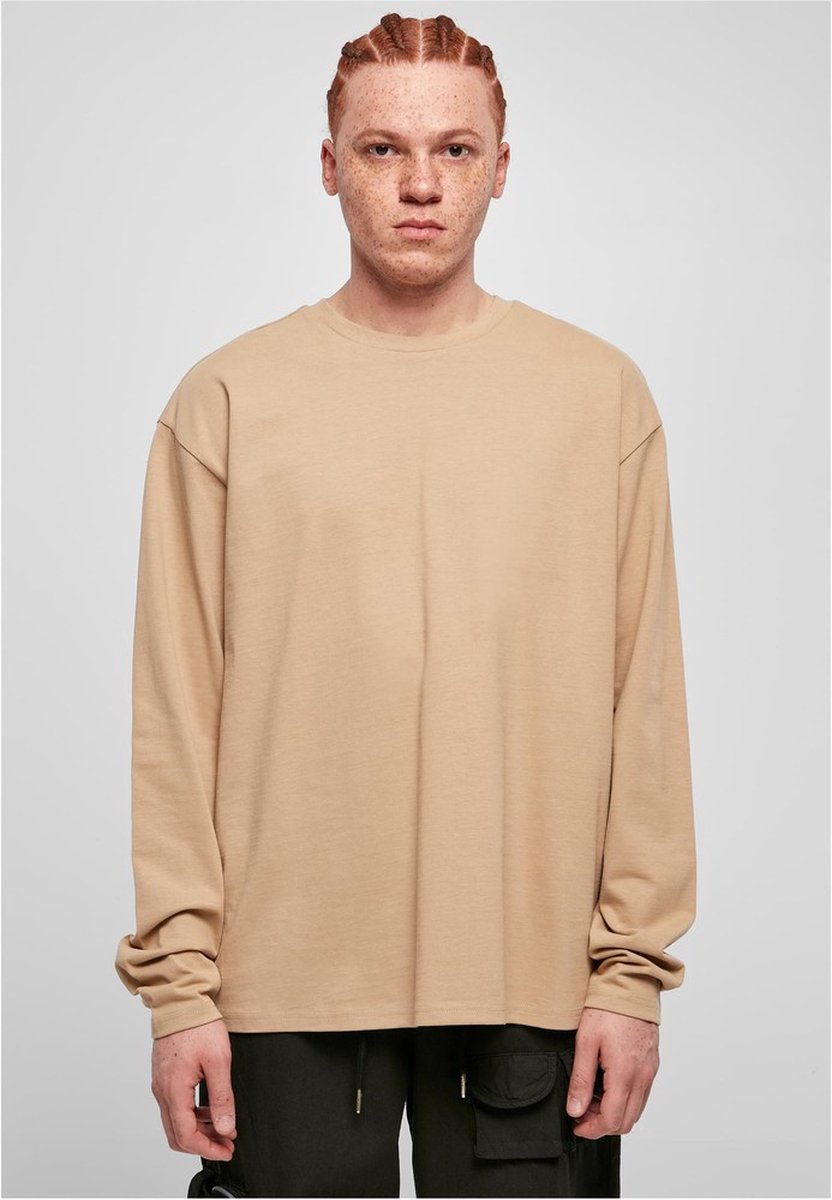 Urban Classics Ultra Heavy Oversized Longsleeve shirt L Beige
