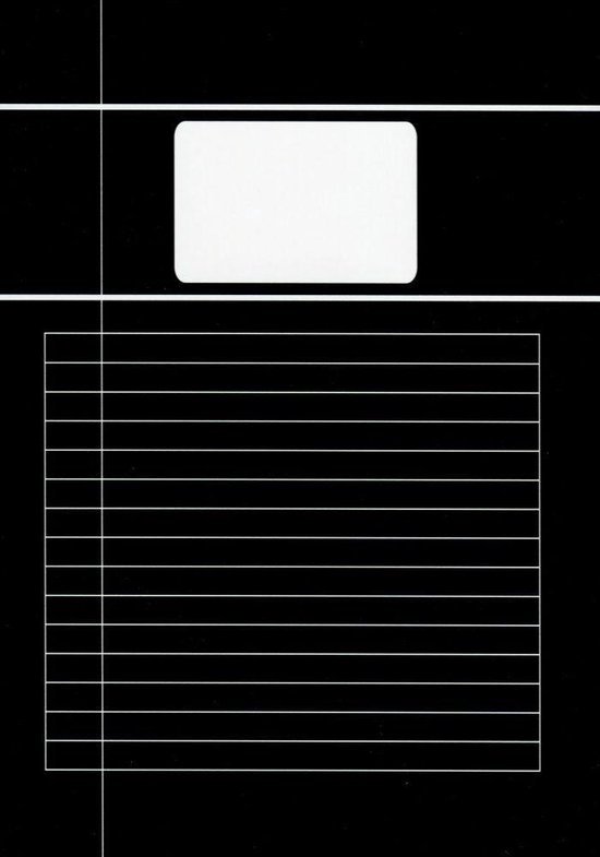 Benza - Basic Schriften Lijn A4 - Zwart - 5 stuks