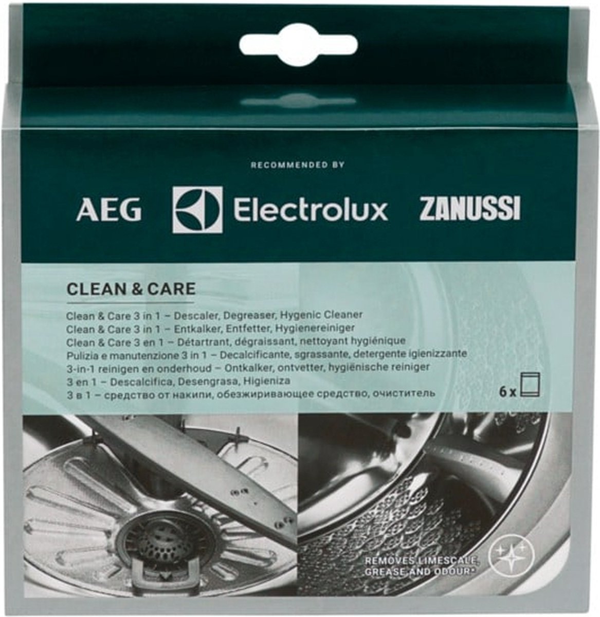 Electrolux M2GCP600 Wasmachine Poeder 6 stuk(s) 300 g 200 mm 37 mm