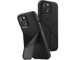 UNIQ Transforma Serie - iPhone 14 Plus Hoes - Magclick Opladen - Zwart