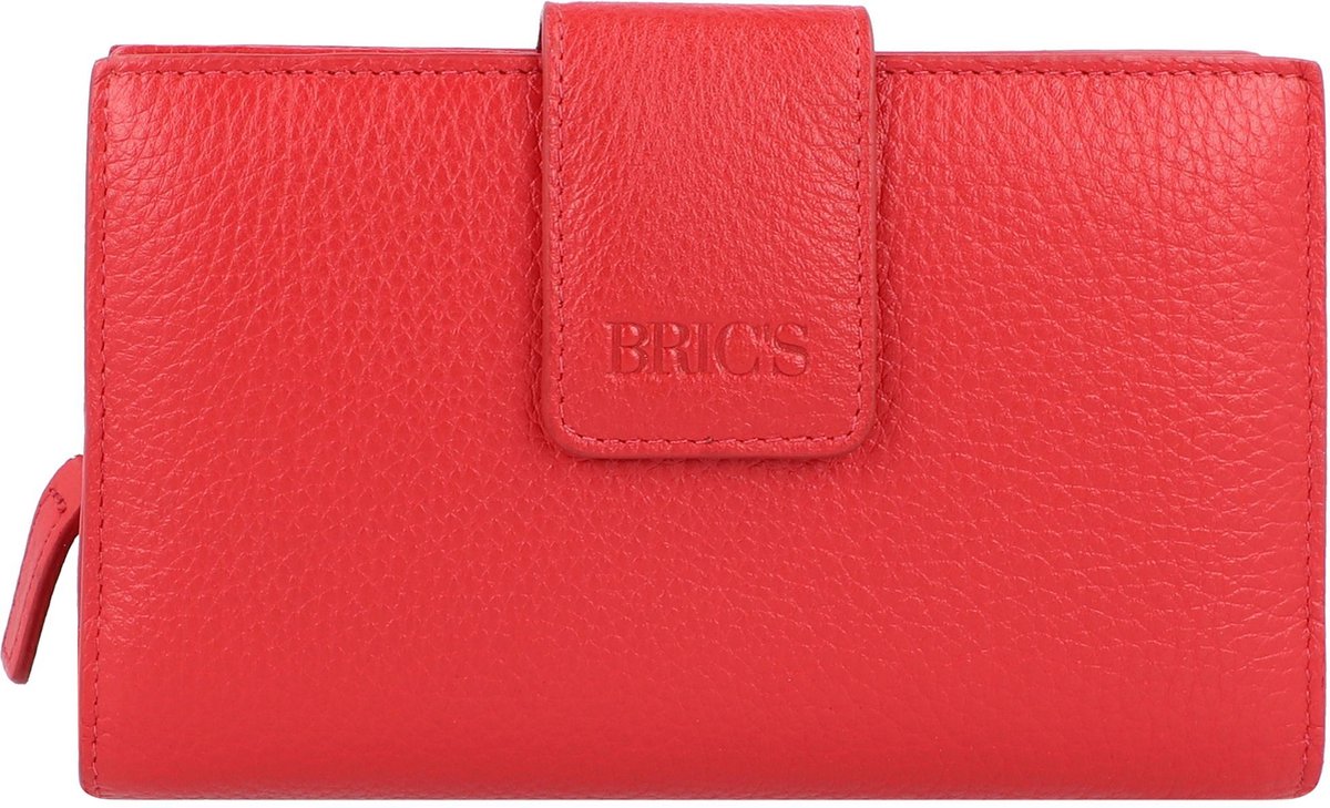 Bric's Marmolada Portemonnee RFID Leer 15,5 cm - Dames - Horizontaal - rosso