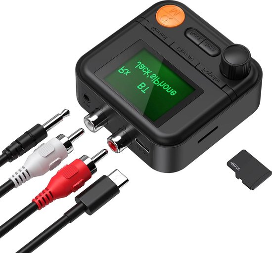 Bluetooth 5.0 Audio Récepteur Émetteur 2 en 1 HIFI adaptateur MP3 RCA AUX