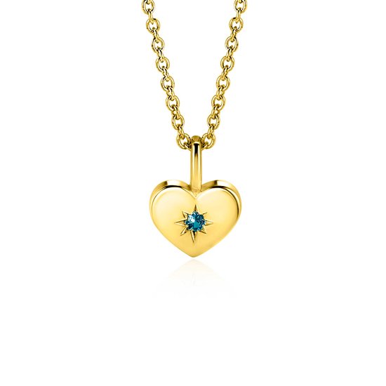 Pendentif Plaqué Or Et Zircone - Neuf Avec étiquettes - Style élégant