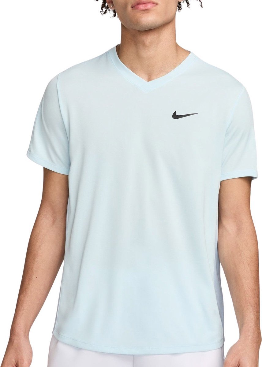 Nike Court Dry Victory Shirt Heren Blauw