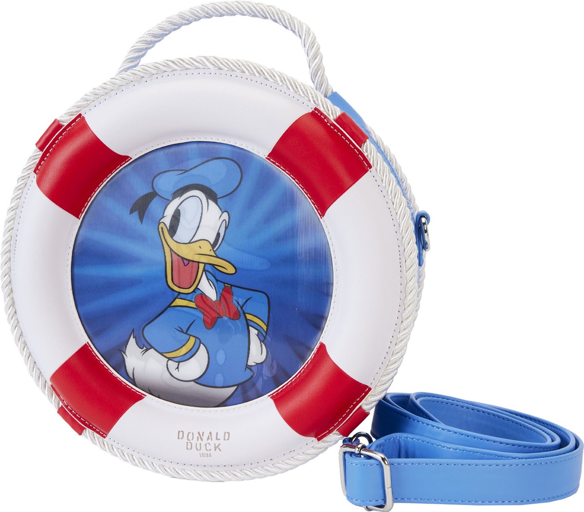Mickey & Minnie Mouse Loungefly - Donald Duck (90th Anniversary) Handtas meerkleurig