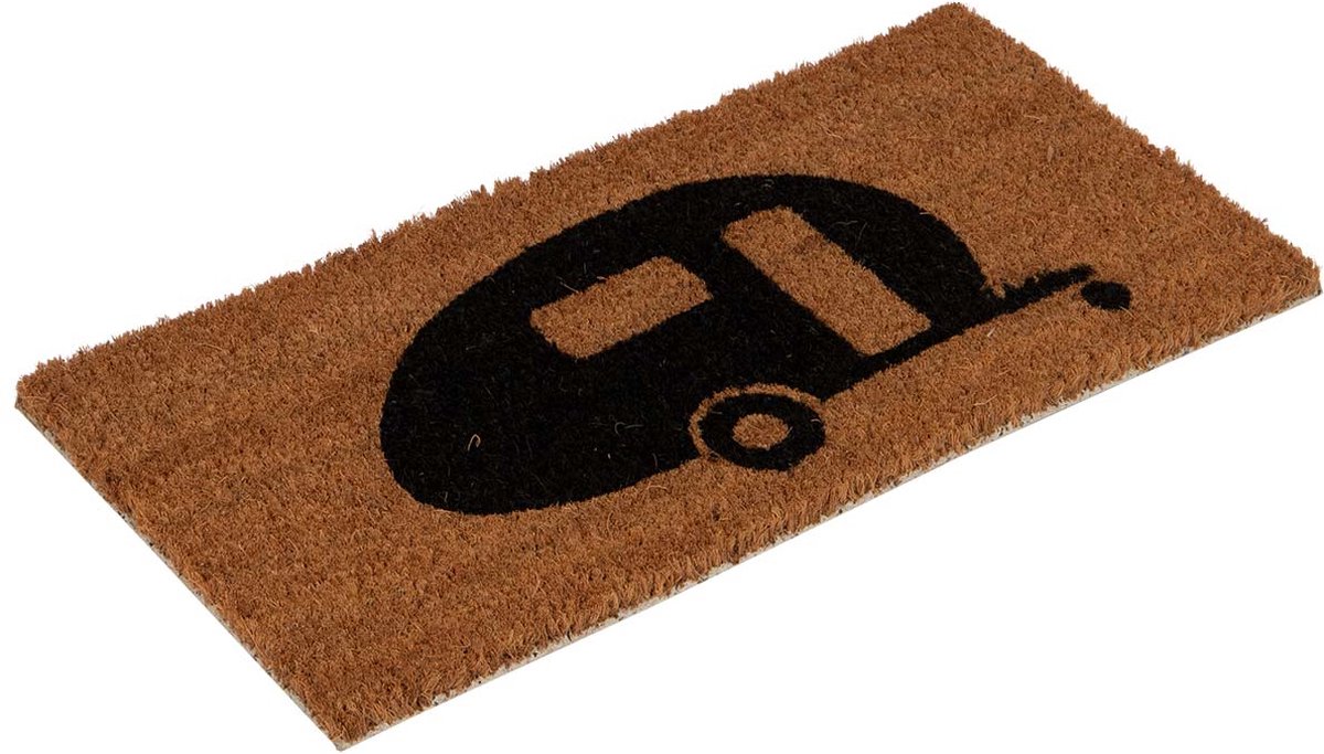Bo-Camp - Deurmat - 100% Kokosvezel - Caravan - 25x50 cm