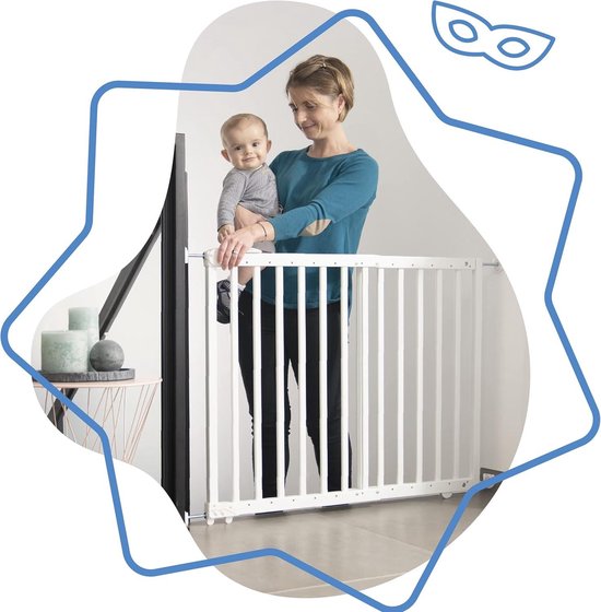 Barrière de Sécurité Badabulle Deco Pop - Naturel - Univers Poussette