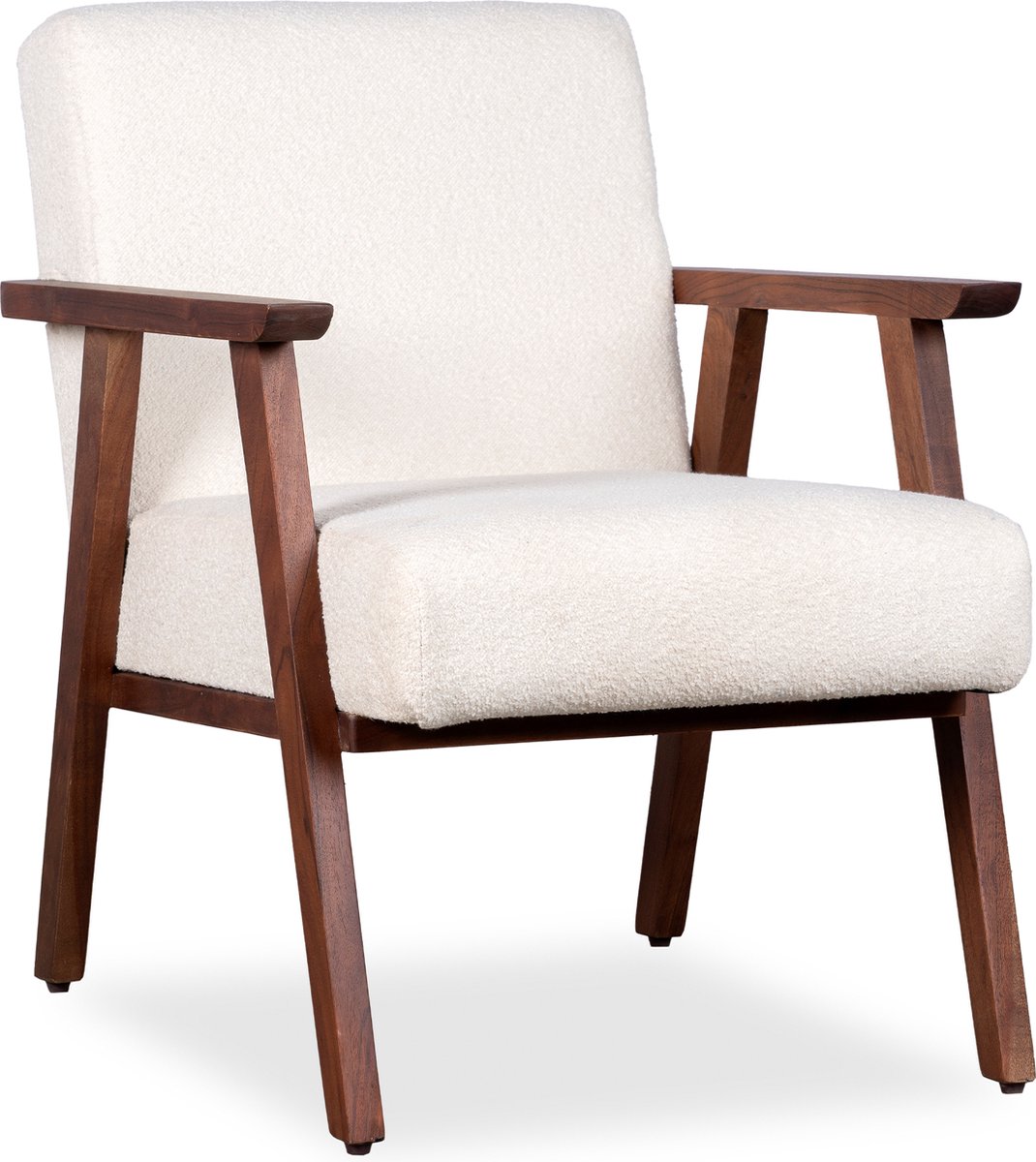 Lewis & Loft Fauteuil Loïs – Lounge stoel – FSC® Acacia hout – Bruin