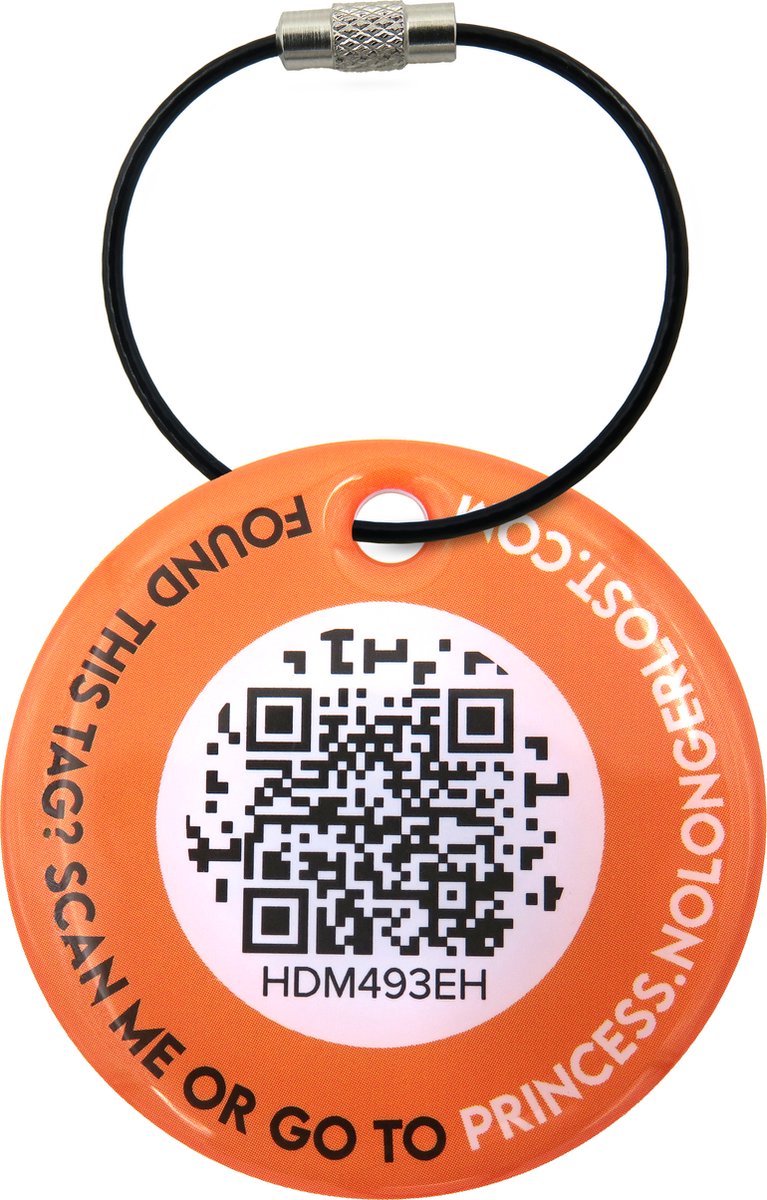 No longer lost bagagelabel - QR code label