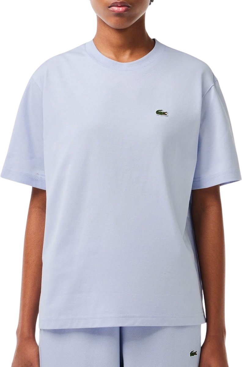 Lacoste Relaxed Fit T-shirt Dames Blauw