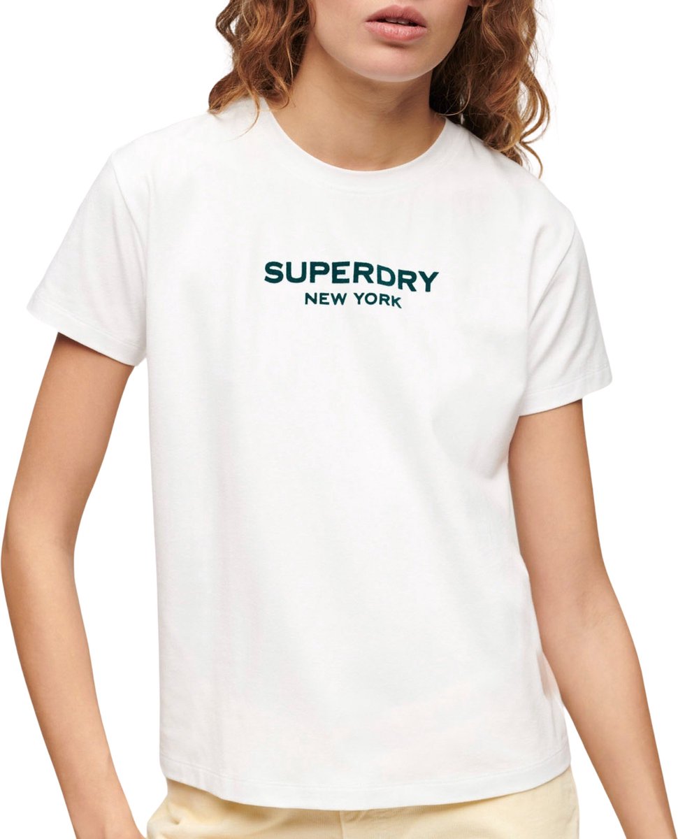 Superdry Sport Luxe Shirt Dames Groen