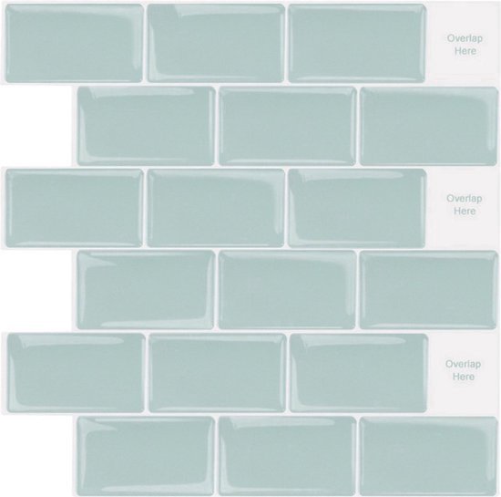 Dekorix plaktegels - Set van 10 zelfklevende tegels - 29.5x29.5cm - Zwart Dekorix plaktegels - Set van 10 zelfklevende tegels - 29.5x29.5cm - Zwart