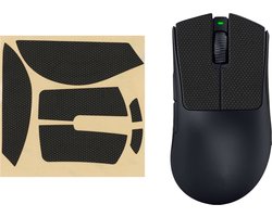 kwmobile gaming muis grip tape geschikt voor Razer DeathAdder V3 Pro muis - Antislip muistape grip - Muis grip tape in zwart