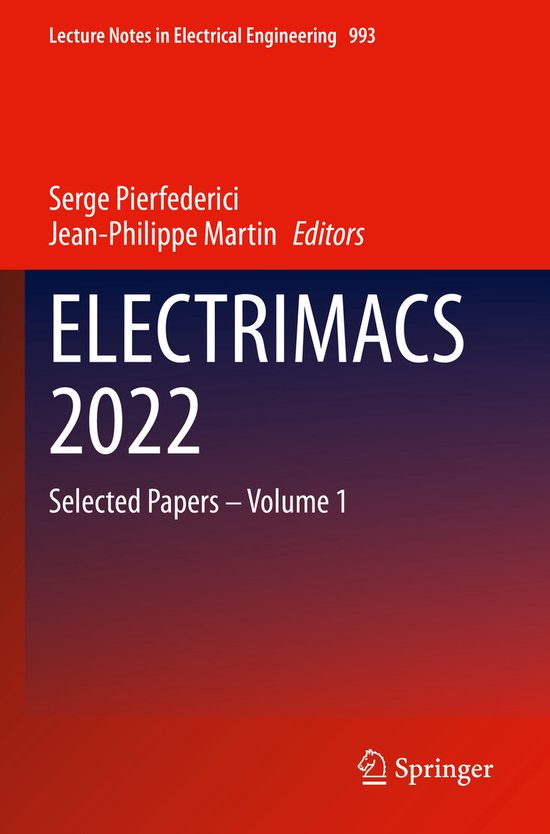Lecture Notes in Electrical Engineering993- ELECTRIMACS 2022 - cover