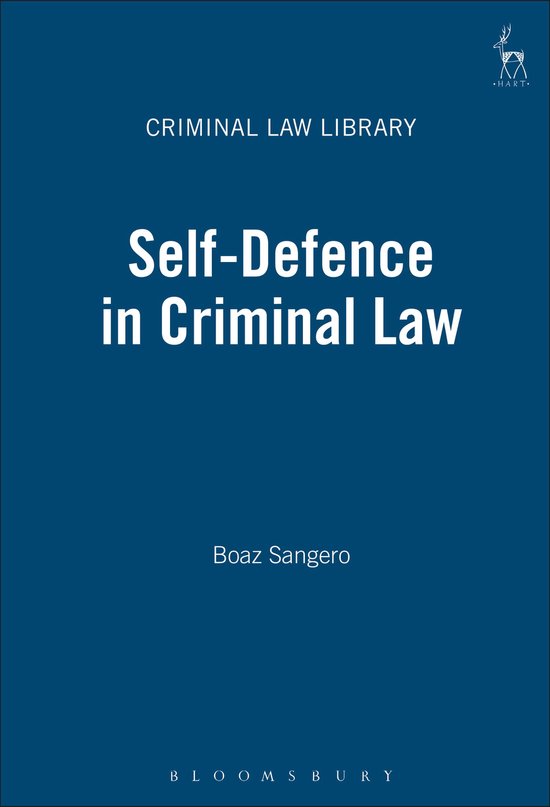 Self-Defence In Criminal Law - cover