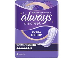 Always Discreet Incontinentie Discreet Night Maxi - 8 stuks