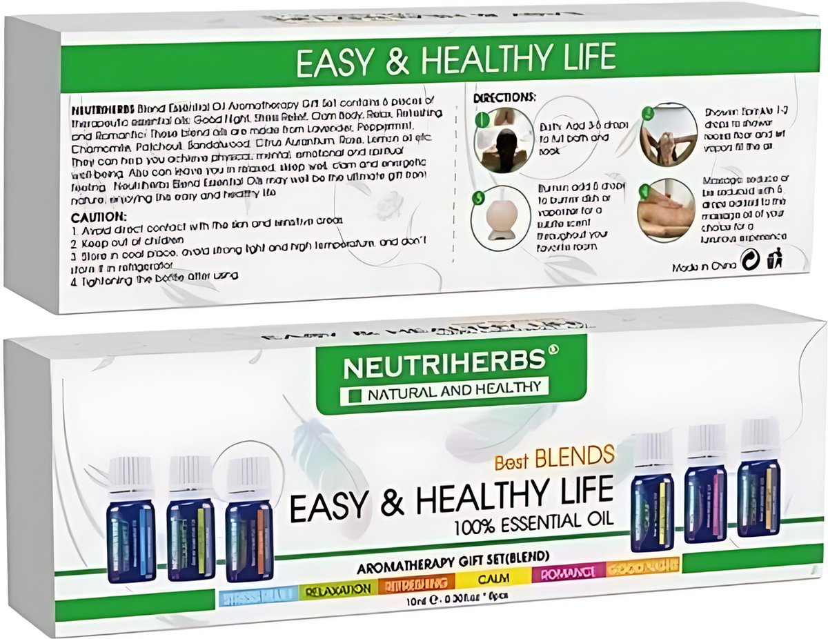 Goedkoopste Neutriherbs® Etherische Olien Set 6 Stuks