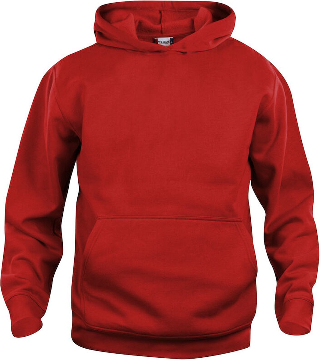 Clique Basic Hoody Junior 021021 - Rood - 110-120