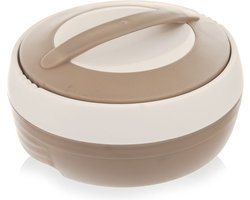 Orion Lunchbox Kunststof en Metaal - 17 cm - Crème