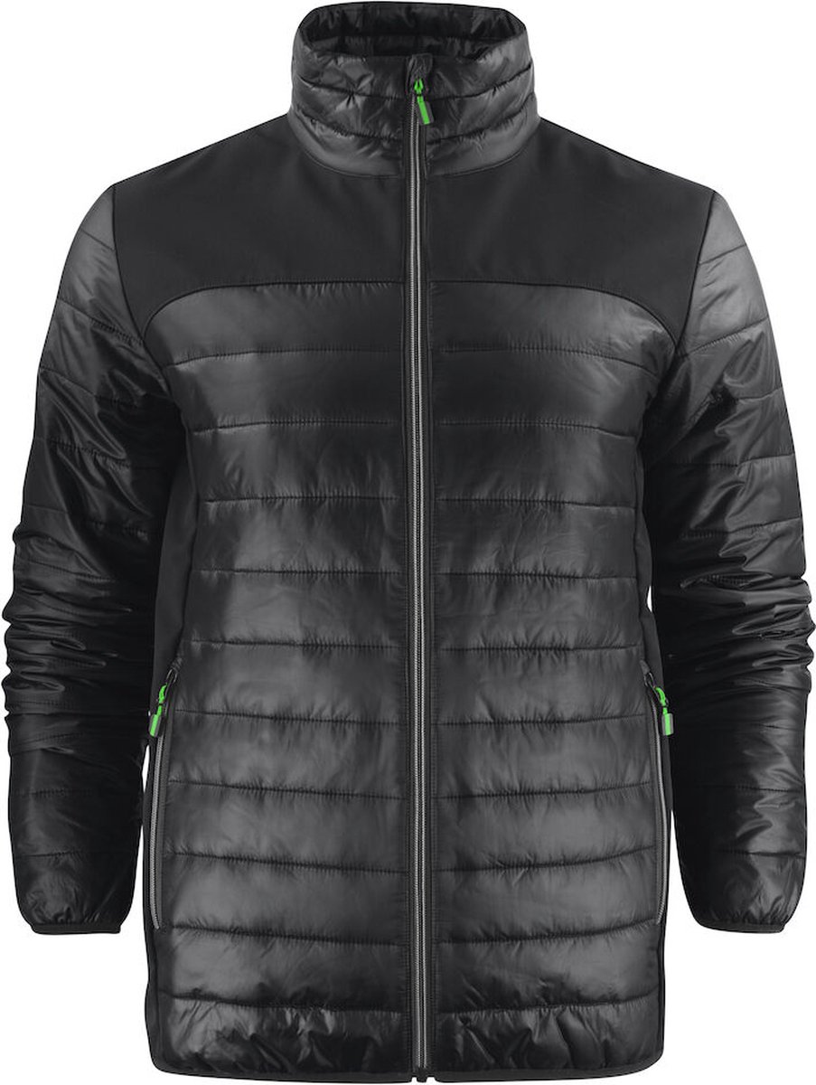 Printer Quilted Jas Expedition Man 2261057 Zwart