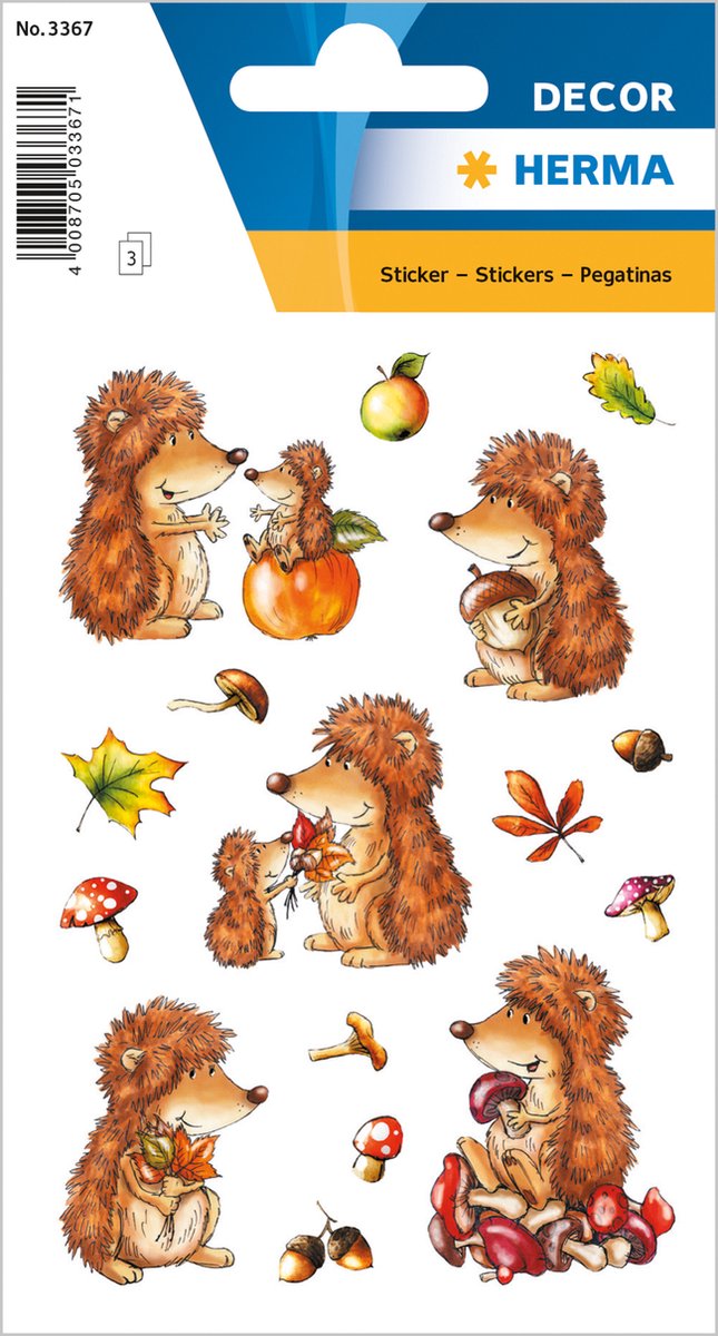 HERMA 3367 Stickers Décor Egel
