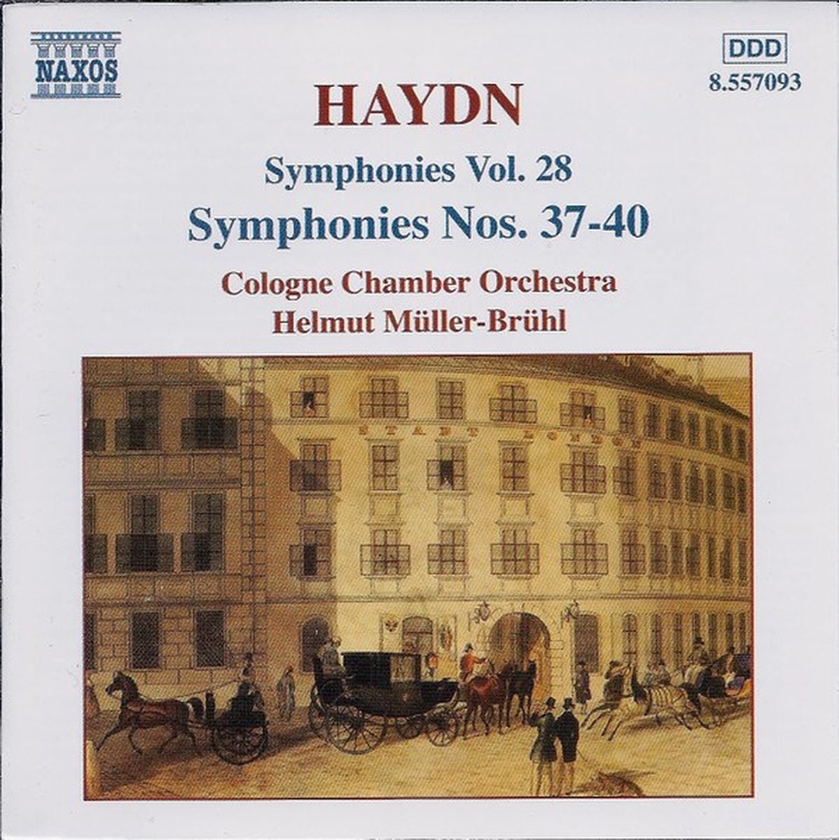 Cologne Chamber Orchestra, Helmut Müller-Brühl - Haydn: Symphonies 37 - 40 (Volume 28) (CD)