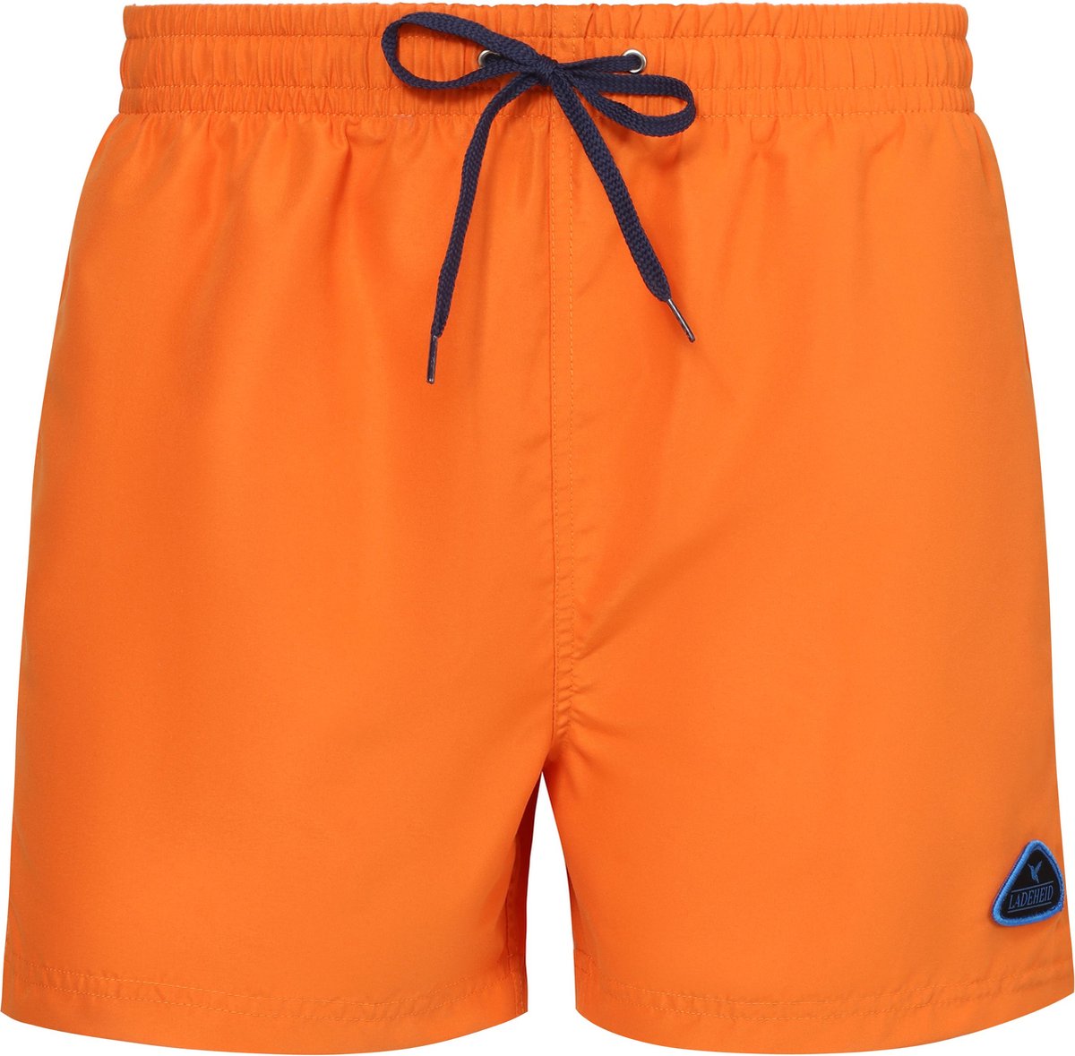 Ladeheid LA - ZA - SWS - Short Heren Zwembroek - Zwemshorts - met zijzakken en achterzak - sneldrogend - met binnenslip van mesh - Koordsluiting - Polyester - Oranje/Kobalt — afbeelding 5