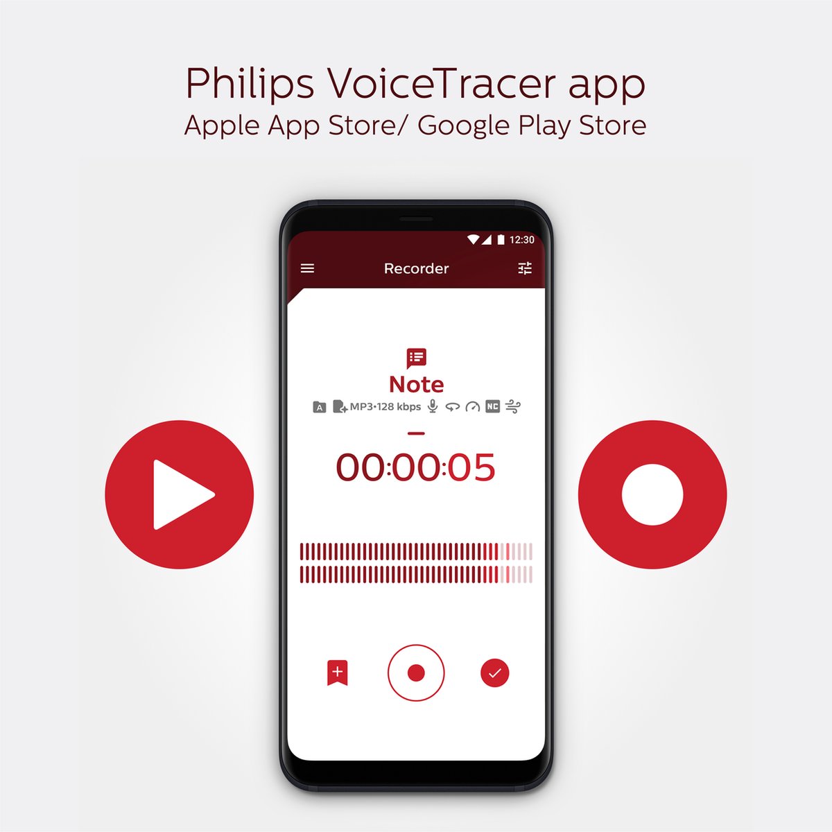 Philips VoiceTracer DVT6110 Audiorecorder dicteerapparaat DVT6110