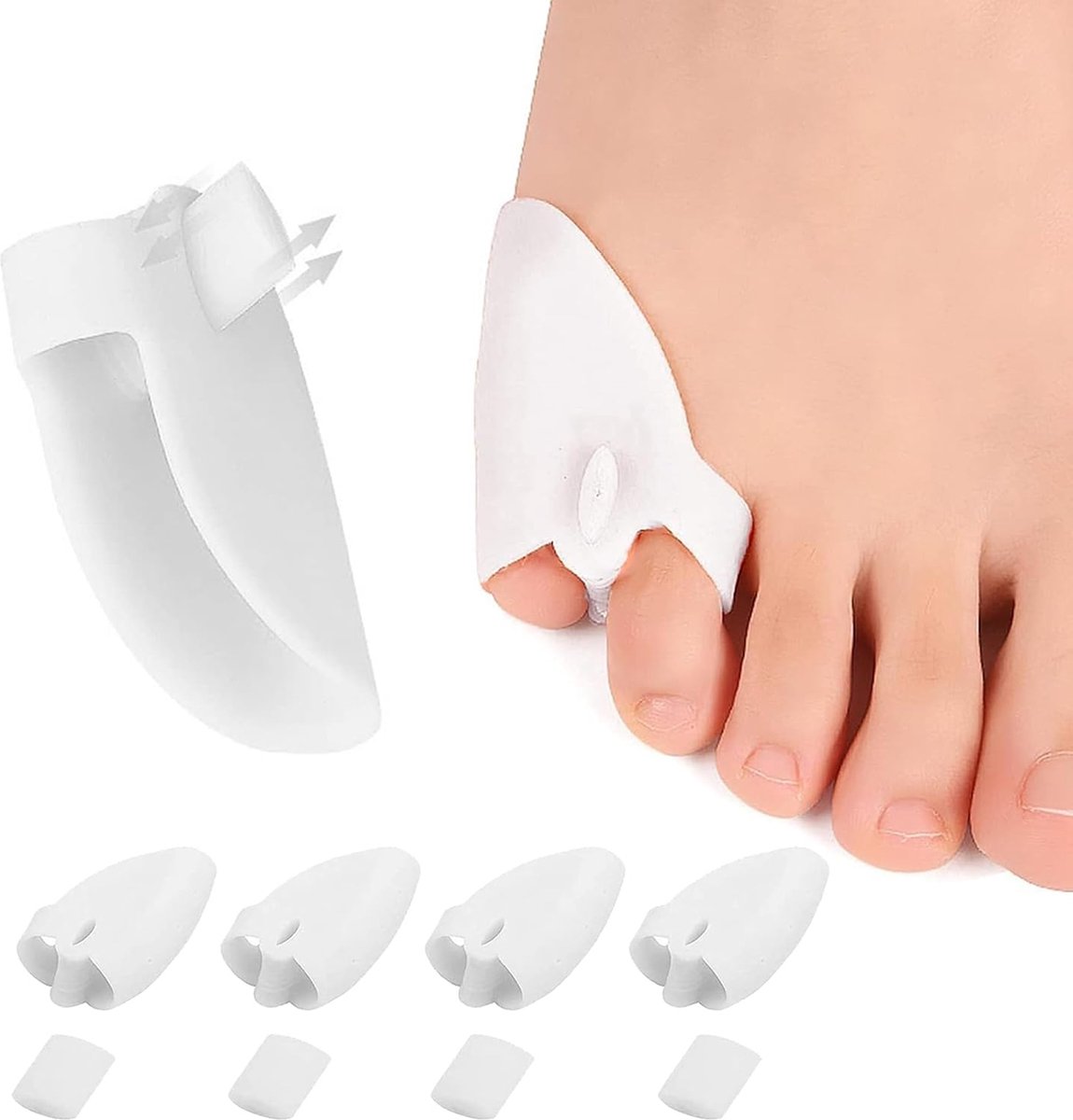 Goedkoopste Teenspreider - Teenspreider kleine teen - Tenenspreiders - Teenspreider siliconen - Teencorrector - Must have!