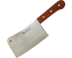 Narvie - Hakmes Japans Roestvrij Staal - Keukenbijl Slagersmes - 33 cm Stevig Koksmes en Vleesmes - Heavy Duty, 470g - Topkwaliteit Roestvrij Staal